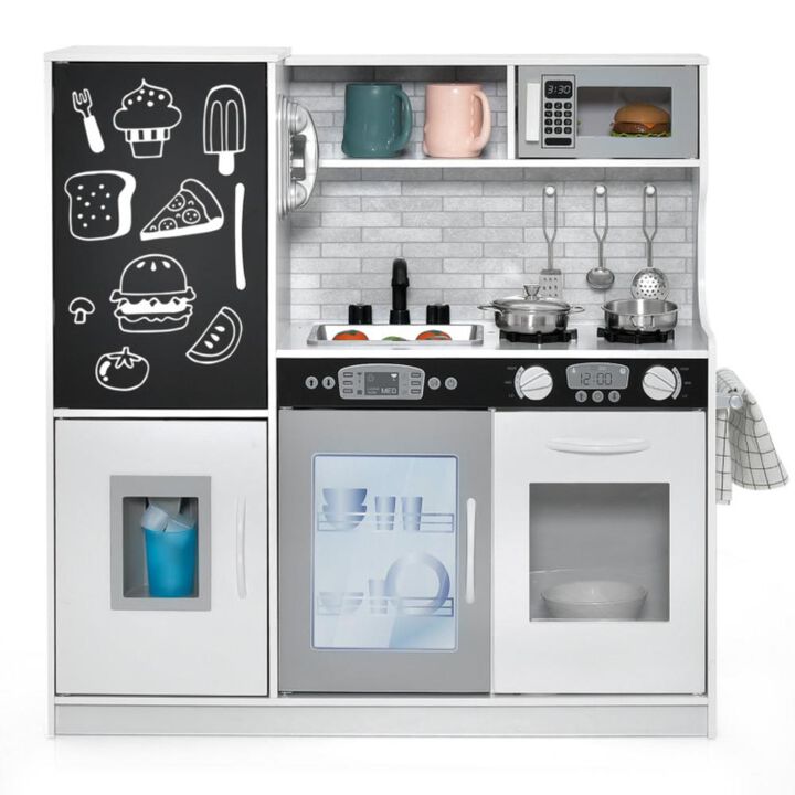 Hivvago Toddler Pretend Play Kitchen for Boys and Girls 3-6 Years Old