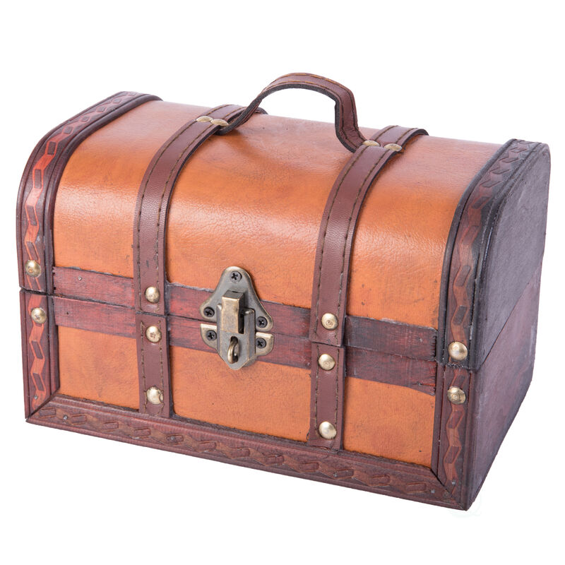 Decorative Leather Small Treasure Box