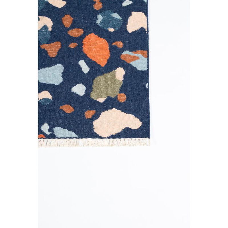 Novogratz Contemporary Runner Area Rug, Navy, 2'3 X 8' Runner