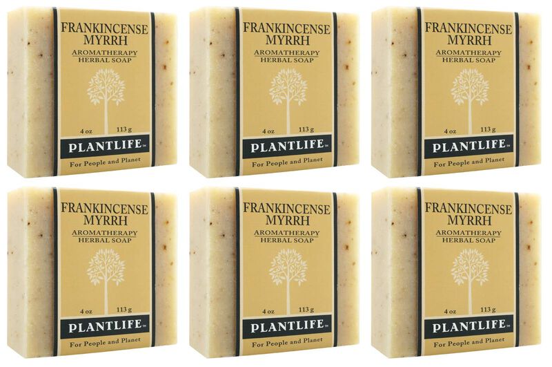 Plantlife Bar Soap - Frankincense Myrrh 6 Pack image number 2