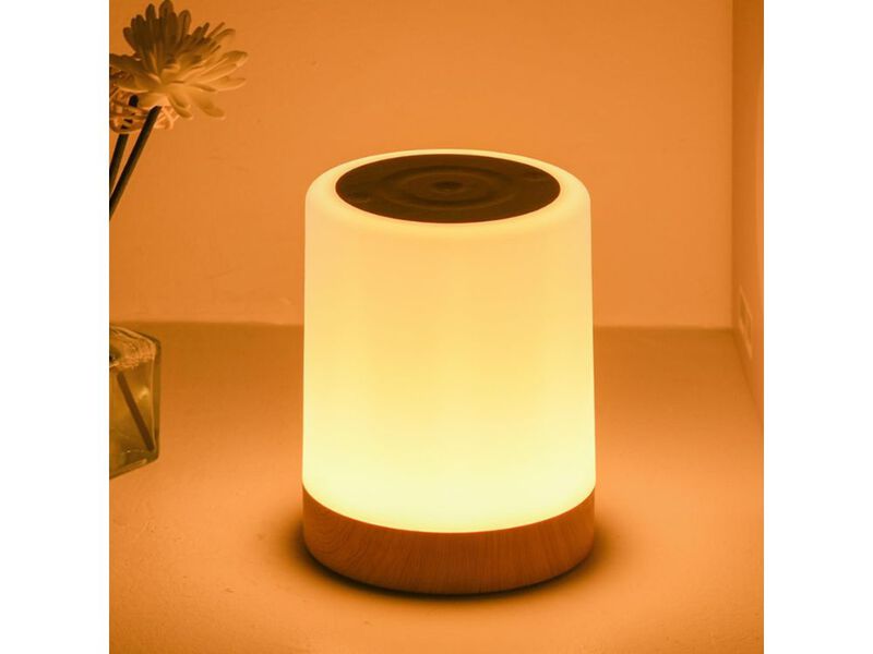Night Light Rechargeable RGB Touch Lamp Dimmable Bedside Table Lamp image number 1