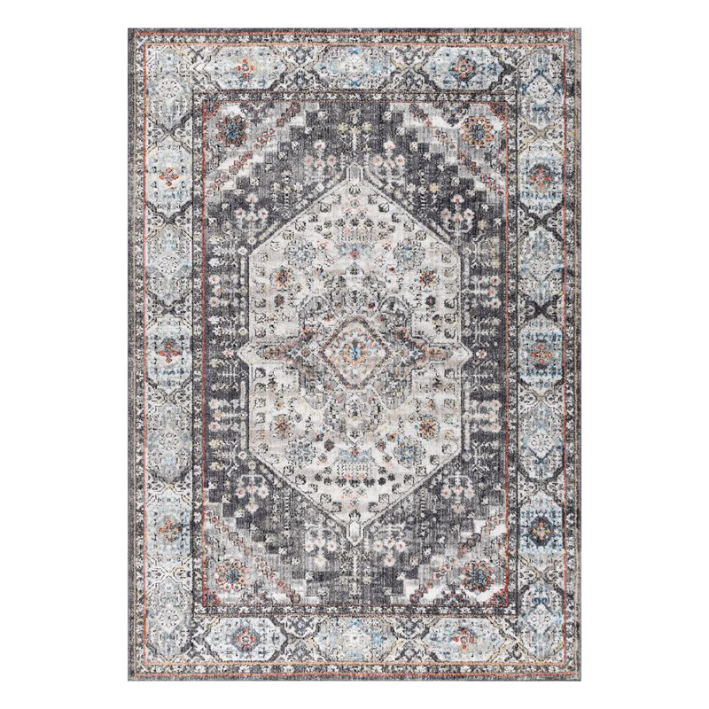 Kesan Vintage Medallion Area Rug