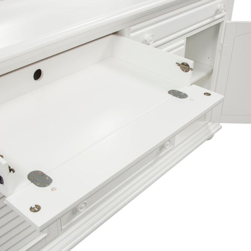 Liberty Furniture Summer House I 2 Door 5 Drawer Dresser in Oyster White image number 4