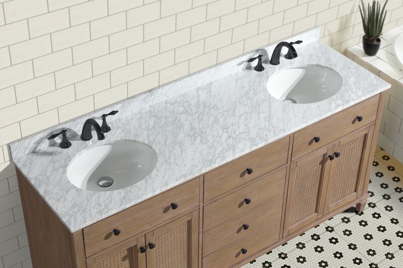 Annie 72" Bathroom Vanity Weathered Fir image number 8
