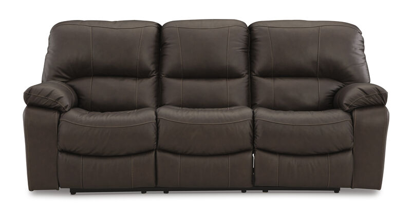Leesworth Dark Brown Power Reclining Sofa