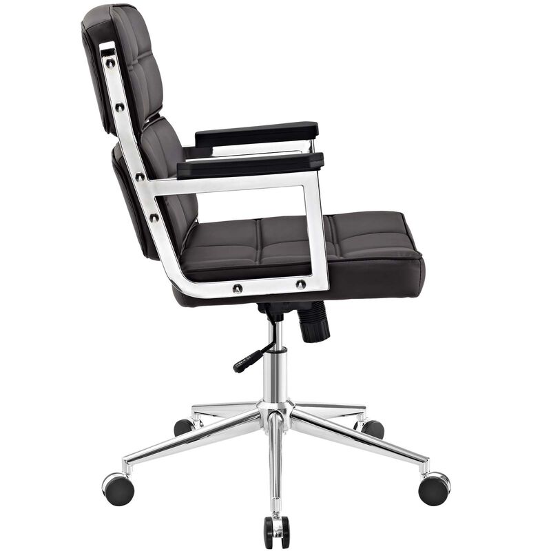 Modway Furniture - Portray Highback Upholstered Vinyl Office Chair