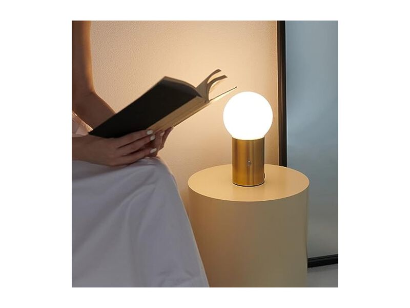 LED USB Port Modern Brass Desk Lamp For Living Room Bedroom Office image number 2
