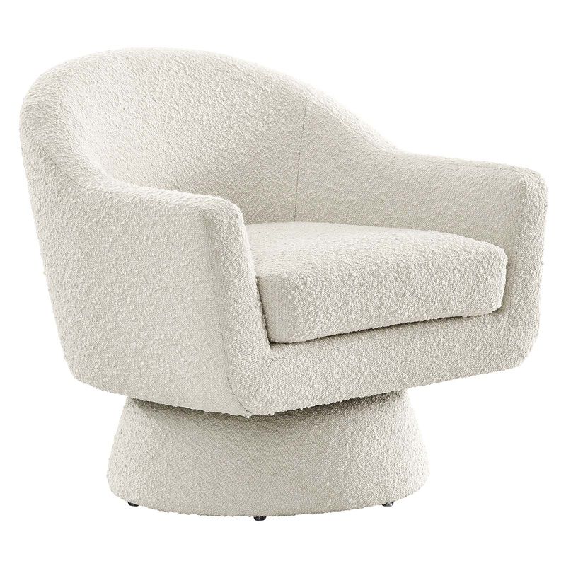 Astral Boucle Fabric Boucle Fabric Swivel Chair image number 0