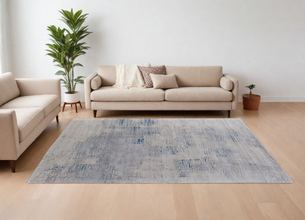 HomeRoots Abstract Hand Tufted Area Rug
