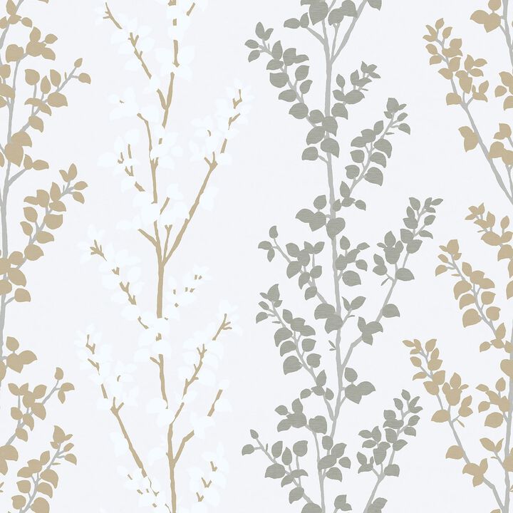 Nordic Elements Floral Silver Grey Wallpaper G56330