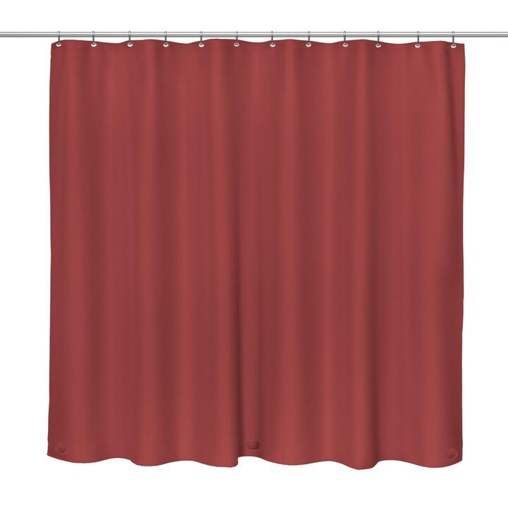 Carnation Home Fashions Standard-Sized Clean Home Peva Liner - 72x72", Burgundy