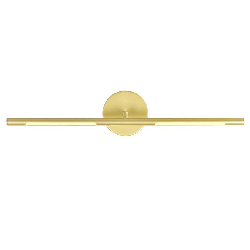 CWI Lighting Oskil LED Integrated Wall Light With Satin Gold Finish