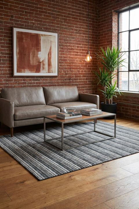 Himalaya 01 Charcoal/Ivory 8' x 10' Rug