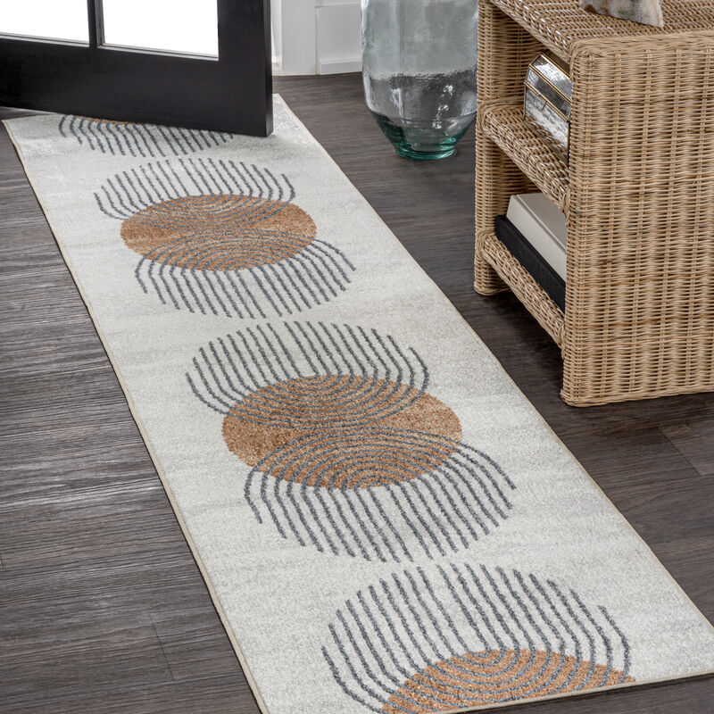 Kallax Geometric Modern Low-Pile Machine-Washable Area Rug