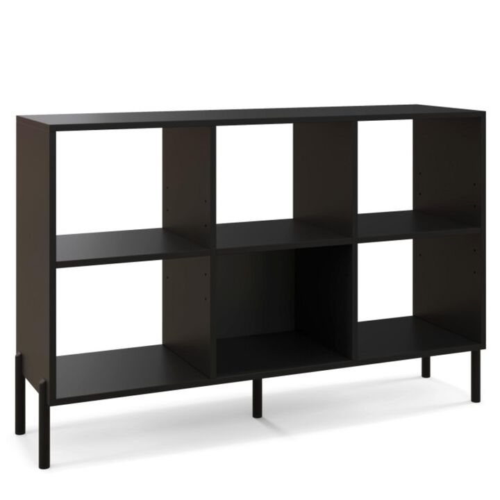 Hivvago Open-Back Bookshelf with Drawer for Study