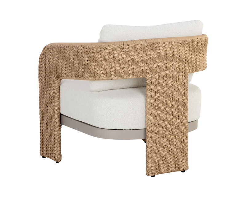 Kellan Natural Louis Cream Lounge Chair image number 3