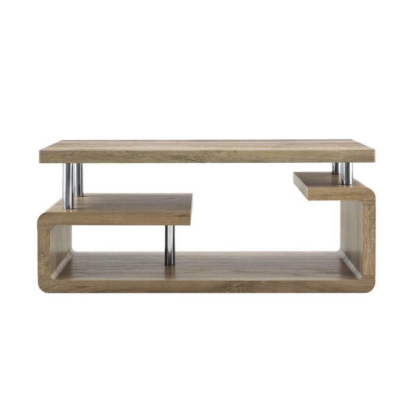 Petcon Three-Tier MDF Coffee Table image number 7
