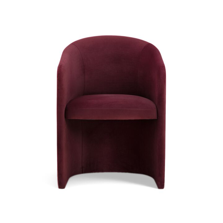 Seraphina Chocolate Brown Performance Velvet Dining Chair