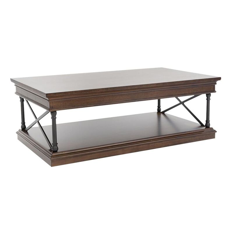 Liberty Furniture Tribeca Rectangular Cocktail Table in Cordovian Brown image number 0