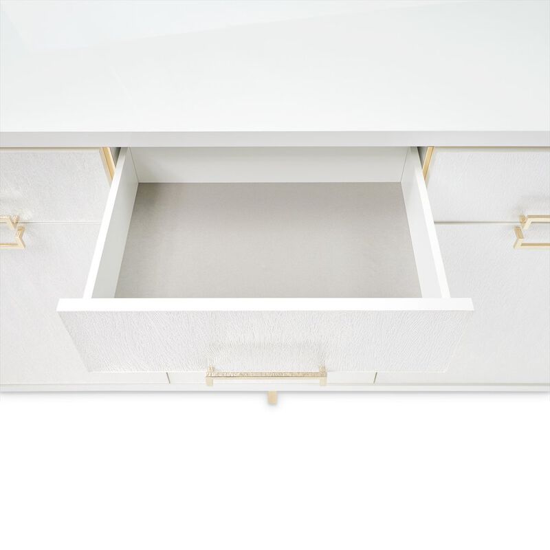 Michael Amini Palm Gate Sideboard - Cloud White