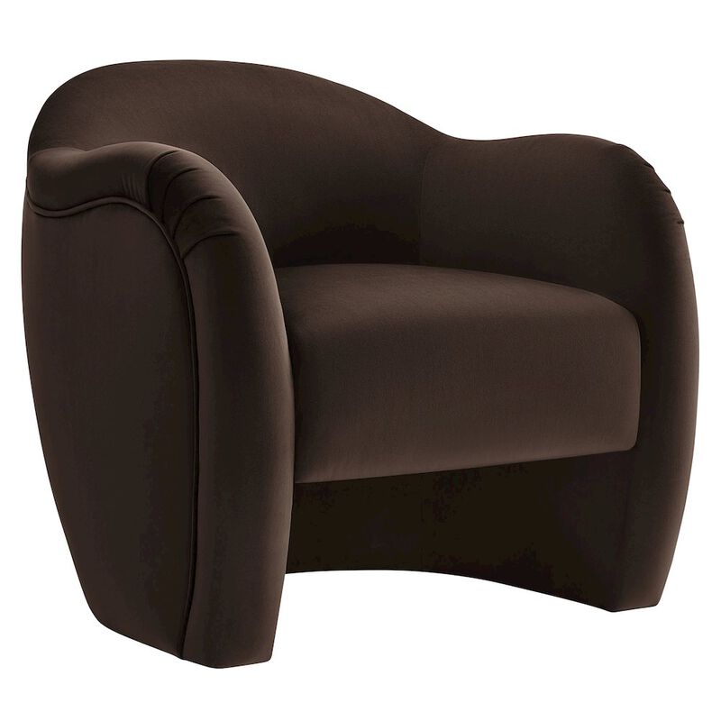 Compose Performance Velvet Accent Chair image number 0