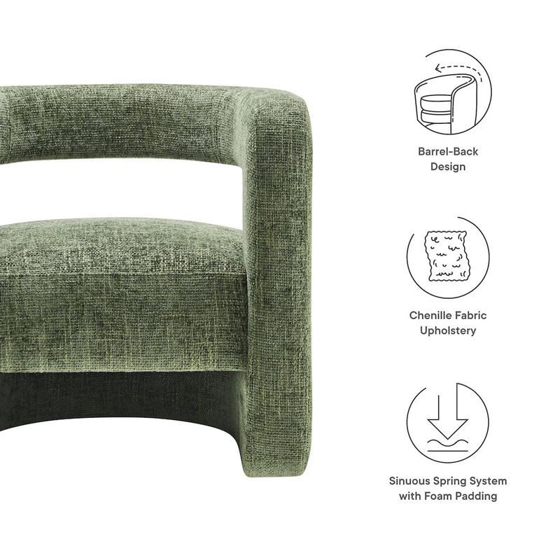 Jaylin Upholstered Chenille Accent Chair image number 2