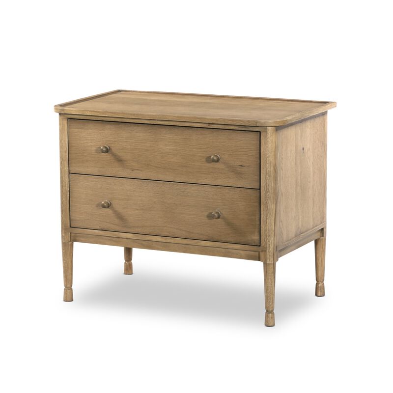 Franny Saddle Brown Nightstand