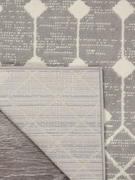 Grafix GRF37 Gray 8' x Round Rug