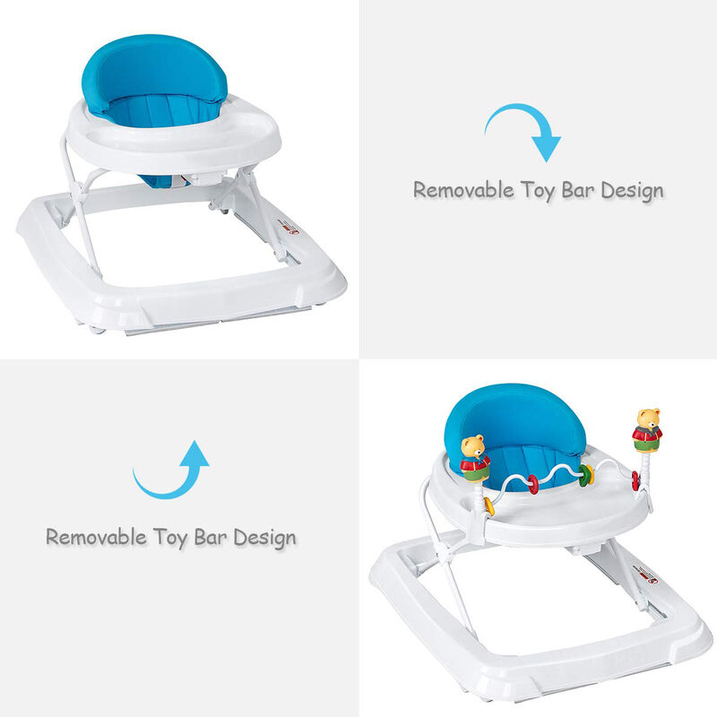 Removable Folding Portable Baby Walker for Easy Storage and Baby Mobility Training