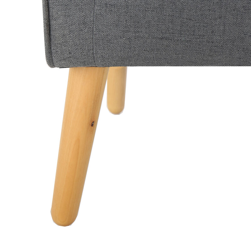 Merax Mid-Century Modern Fabric Arm Chair