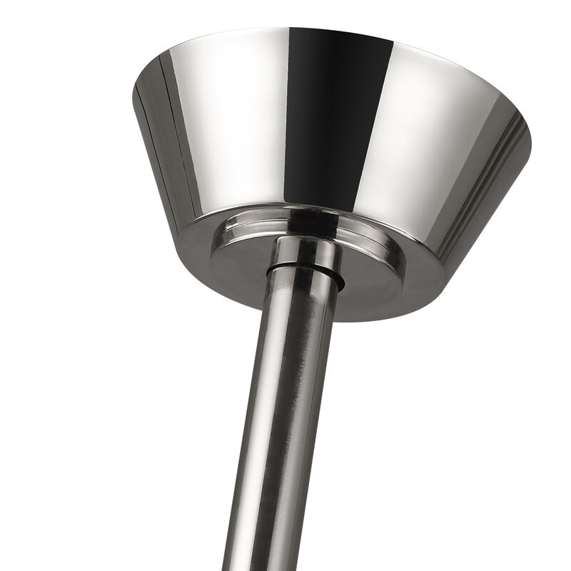 54 in. Brushed Nickel Solid Wood Blades 6-Speed Ceiling Fan with Remote without Light