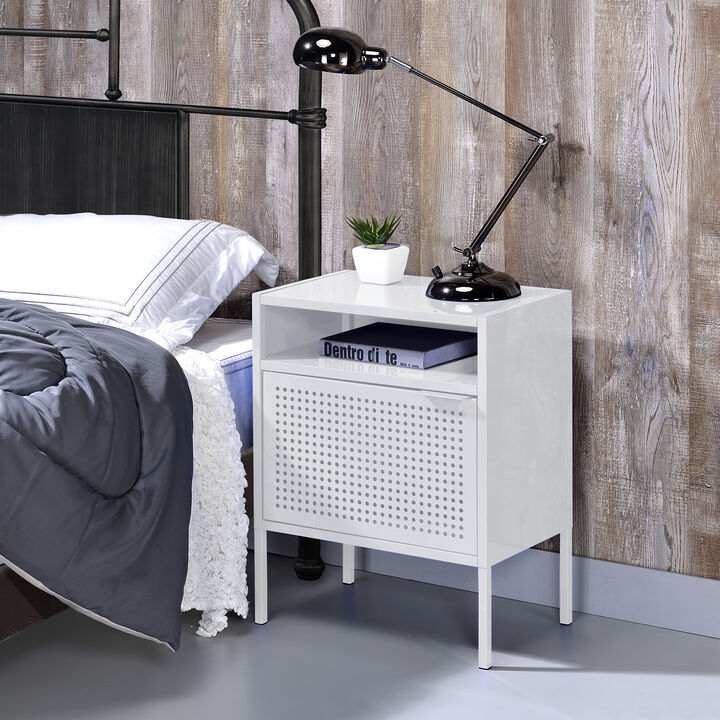 Gemma Nightstand in White