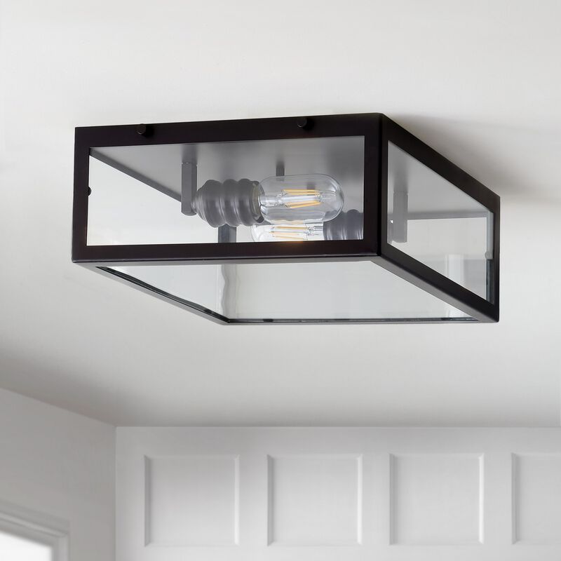 Grayson Metal/Glass LED Flush Mount