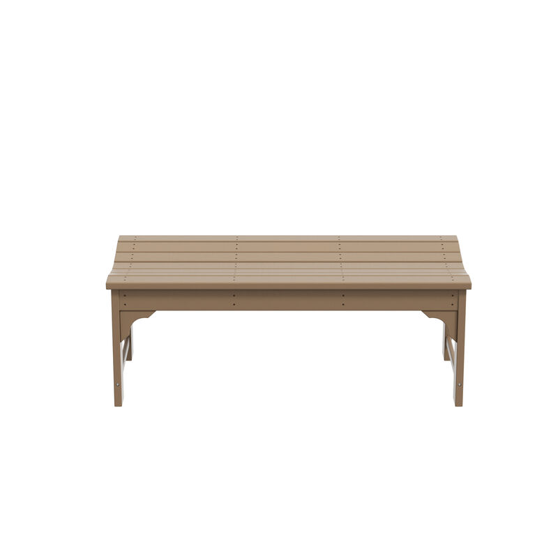 WestinTrends Backless All-Weather Outdoor Bench