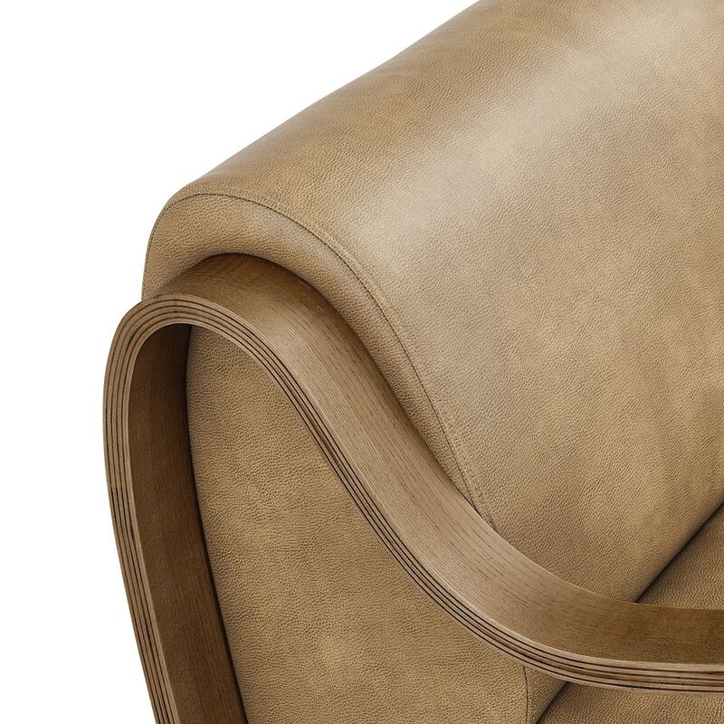 Atrium Vegan Leather Accent Armchair image number 6