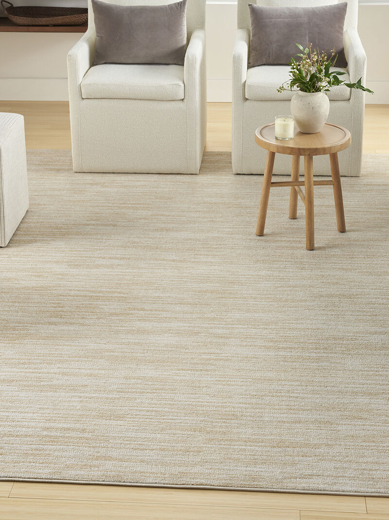 Nourison Essentials NRE01 Ivory/Gold 12' x 15' Rug image number 9