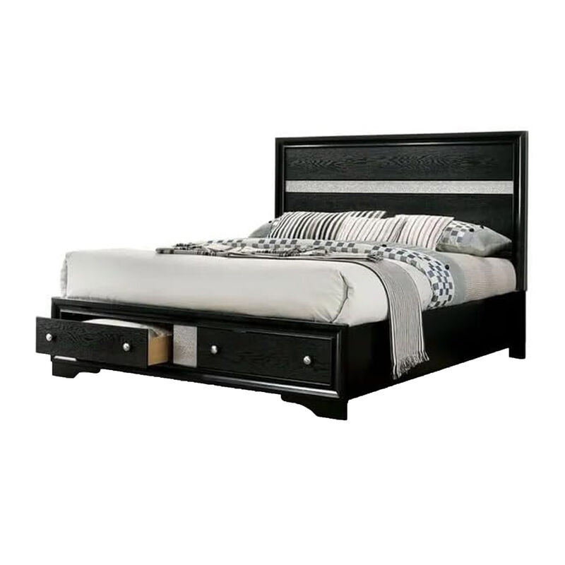 Bedroom Set, Wood, 2 Piece Set with Nightstand image number 3