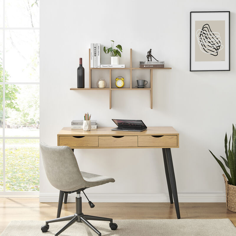 Dual-Orientation Cantilever Wall Shelf