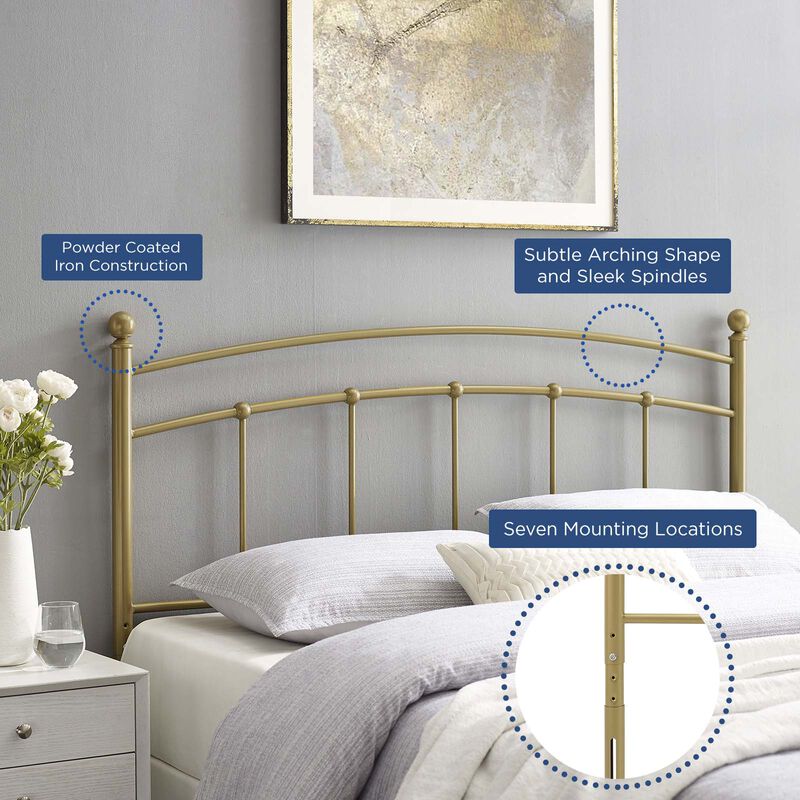 Abigail Metal Headboard image number 3