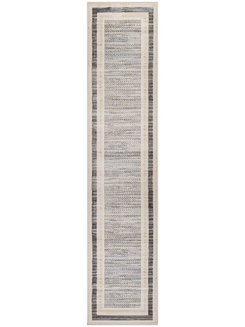 Serenity Home SRH07 Gray/Ivory 2'2" x 7'6" Rug