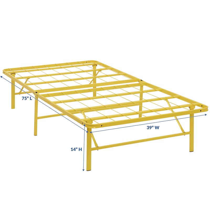 Modway - Horizon Twin Stainless Steel Bed Frame image number 6