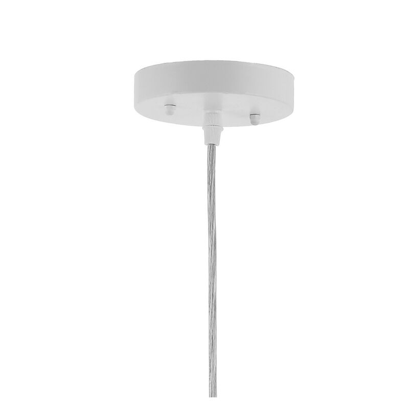 Luna Bohemian Modern Woven Rattaniron LED Pendant