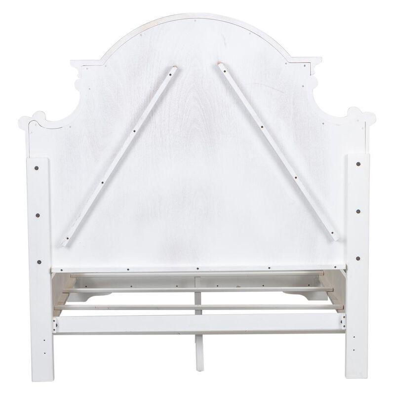 Liberty Furniture Magnolia Manor King Panel Headboard in Weathered Bisque image number 4