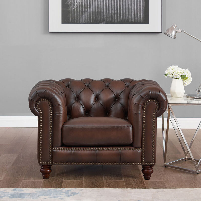 Alton Bay Top Grain Leather Chair