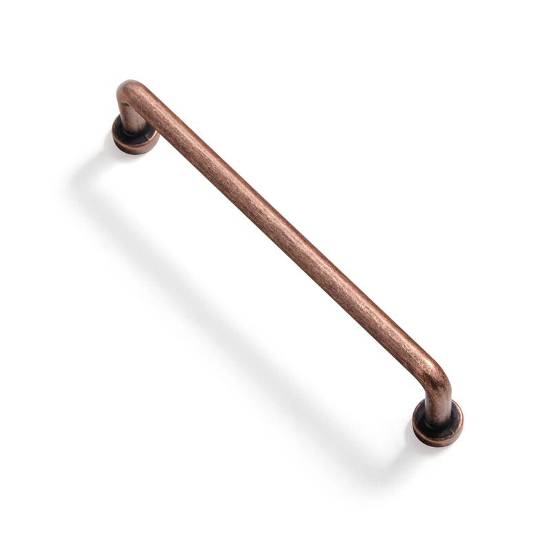 Goo-Ki 6 Pack 5 ' ' Center to Center Antique Copper Cabinet Bar Pulls Vintage Drawer Handles Closet Classic Retro Home Kitchen I