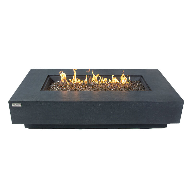 Elementi Concrete Outdoor Fire Pit Table with Lid image number 0