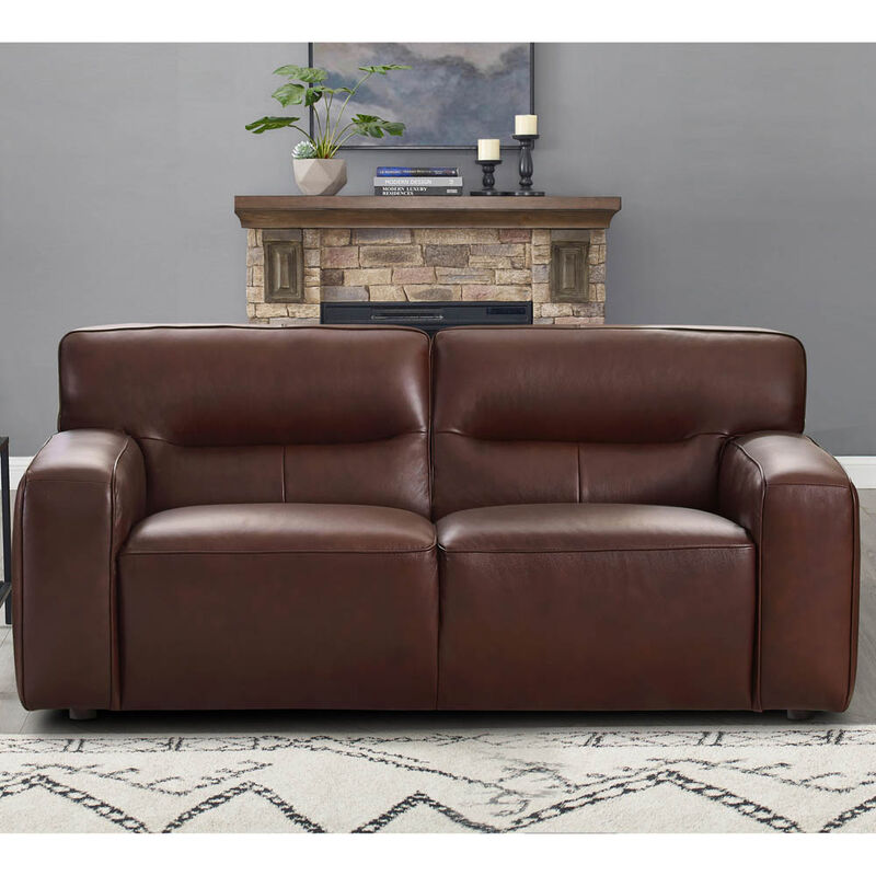 Avalon Top Grain Leather Loveseat