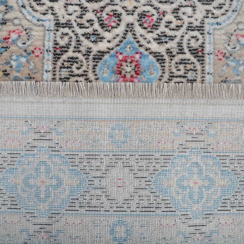 RUGSOTIC CARPETS MACHINE MADE POLYESTER AREA RUGS  - Rectangle Shape, Classic Oriental Traditional  Design, Low Pile Machine Made Area Rugs (M00099) image number 8