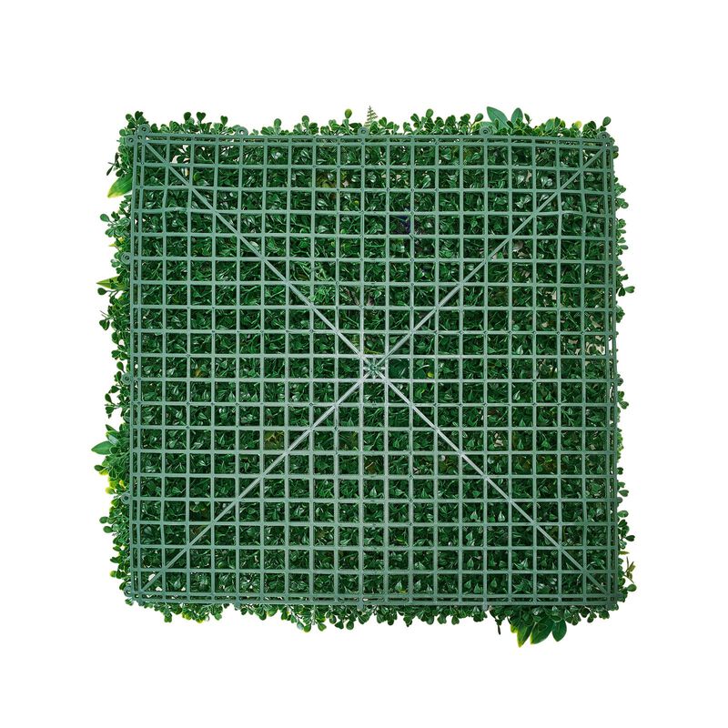 Boxwood Artificial Hedge Panels 8 Pack, Decorative Green Wall Backdrop for Garden & Patio image number 5