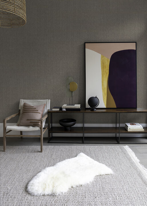 Gaoyou Grey Paper Weave Wallpaper